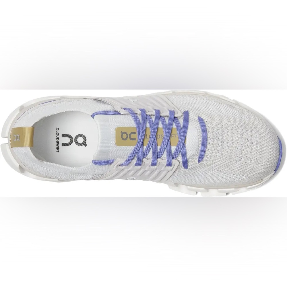 On Running Cloudswift Sneakers - White and Purple - Picture 2 of 6